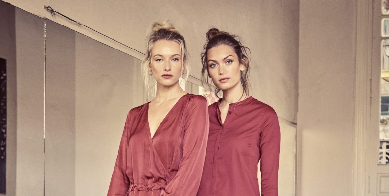 119190 Mattie Shirt 130861 Victoria Silk Flare Jeans 130390 Chita Dress